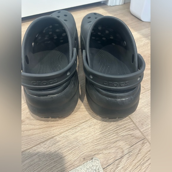Crocs Stomp Clog Black Platforms Women’s Size 10 Classic Comfort - Picture 9 of 9
